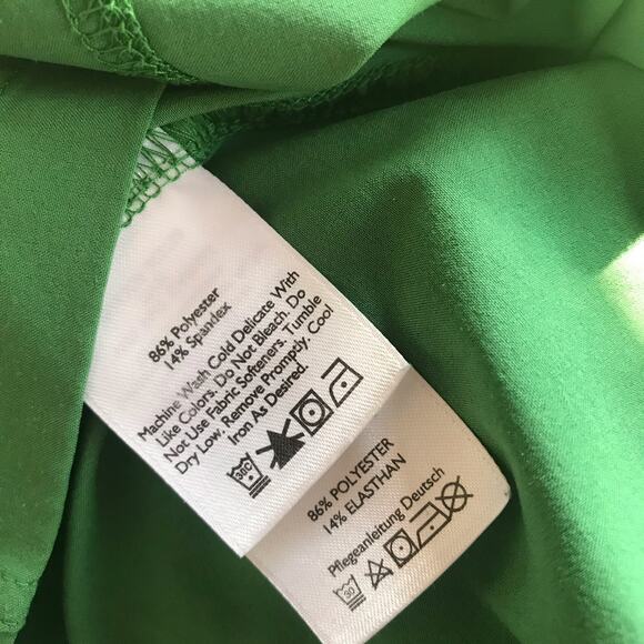 Eddie Bauer Green Button Down Short Sleeve Shirt Men's Size Large - Picture 7 of 7